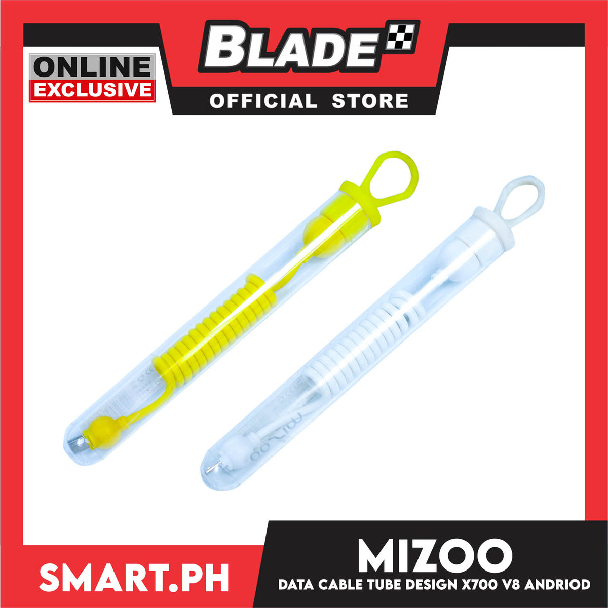 Gifts Tube Data Cable Mizoo X700 V8 Android (Assorted Colors)
