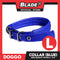 Doggo Dog Collar Adjustable Buckle Large Size (Blue) Collar Nylon for Dog