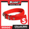 Doggo Dog Collar Adjustable Buckle Small Size (Red) Collar Nylon for Dog