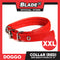 Doggo Dog Collar Adjustable Buckle XXL Size (Red) Collar Nylon for Dog