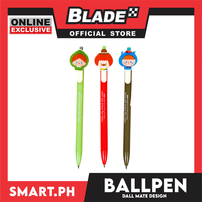 Gifts Ballpen Dall Mate Design (Assorted Colors)