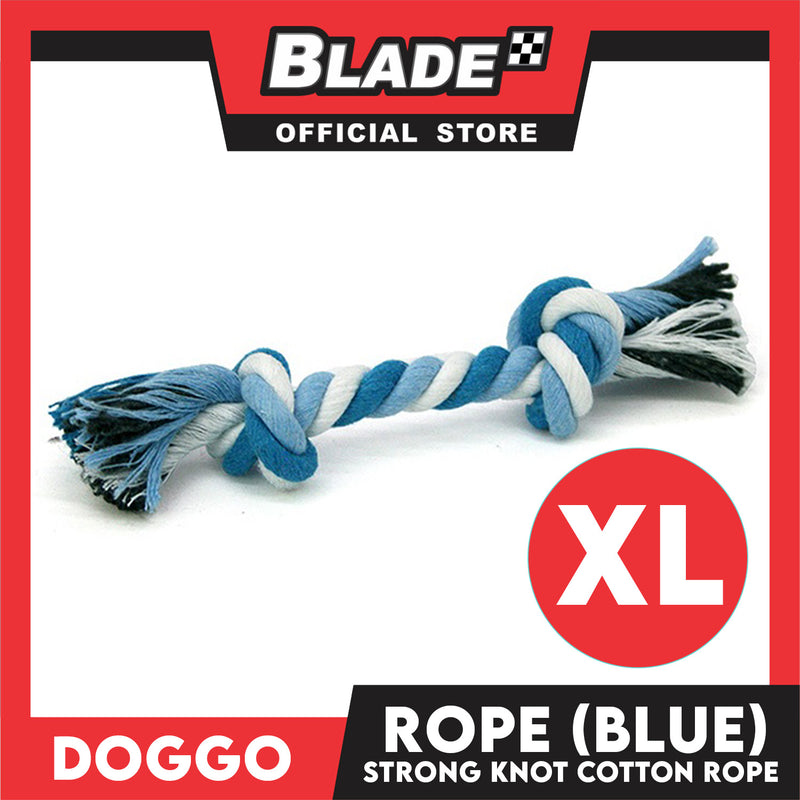 Doggo Rope Thick Fiber 13' ' Extra Large Size (Blue) Perfect Toy for Dog