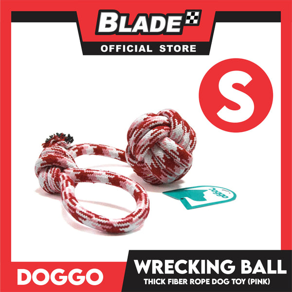 Doggo Wrecking Ball Small Size (Pink) Ultra Fiber Dog Toy