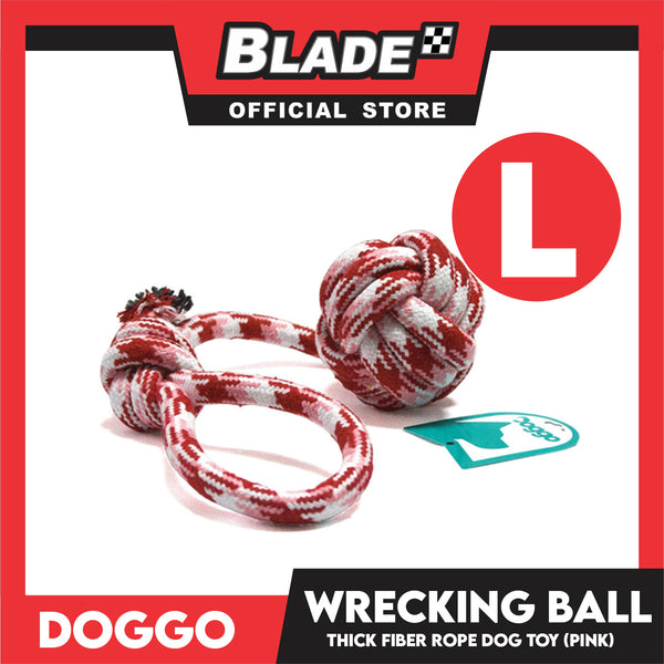 Doggo Wrecking Ball Large Size (Pink) Ultra Fiber Dog Toy