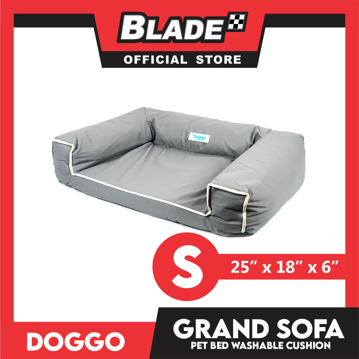 Doggo Grand Sofa Bed (Small) Orthopedic Dog Bed Pet Sofa Bed