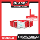 Doggo Strong Collar Large Size (Red) Soft And Durable Collar for Your Dog