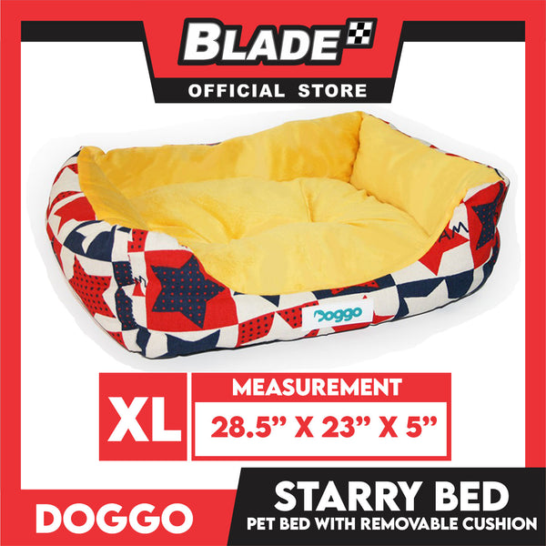 Doggo Starry Bed (Extra Large) Removable Cushion Dog Bed