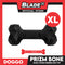 Doggo Prizm Bone Black Color 8' ' (XL Size) Ultra Tough Rubber Dog Toy