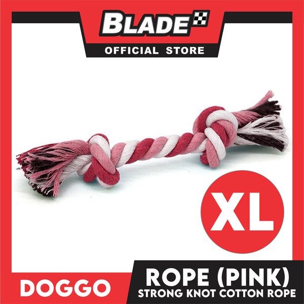 Doggo Rope Thick Fiber 13'' Extra Large Size (Pink) Perfect Toy for Dog