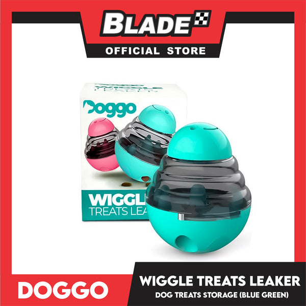 Doggo Dog Wiggle Treats Leaker (Blue Green) Storage Treats for Dog