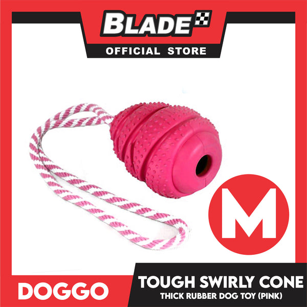 Doggo Tough Swirly Cone Design Pink (Medium)