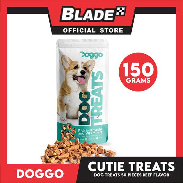 Doggo Dog Cutie Treats 150 grams, 50 pcs. (Beef Flavor)