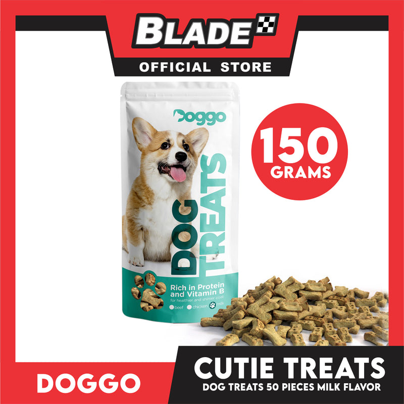 Doggo Dog Cutie Treats 150 grams, 50 pcs. (Milk Flavor) Treats for Your Dog