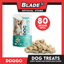 Doggo Dog Treats Chewy Bones Mini Pouch 80 grams, 10 pcs. (Milk Flavor) Treats Mini for Your Dog