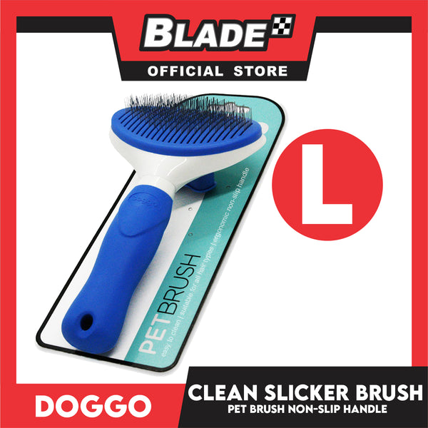 Doggo Easy Clean Slicker Brush (Large) Hair Brush For Your Dog