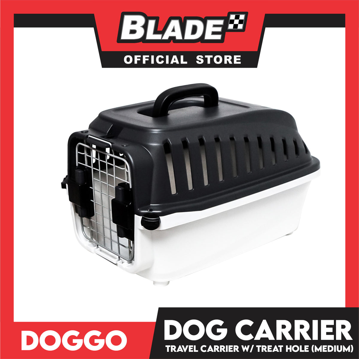 Doggo Dog Travel Carrier with Treat Hole (Medium)