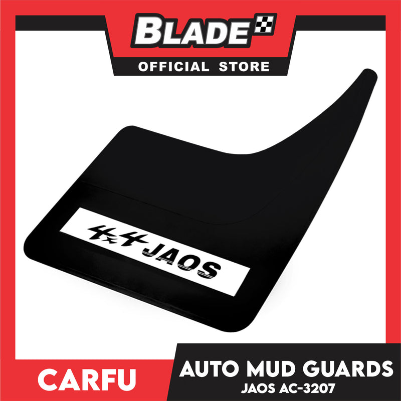 Carfu Auto Mud Guards Jaos AC-3207 (Black) Fits for All Kinds Of Truck Van And RV's (Set of 2)