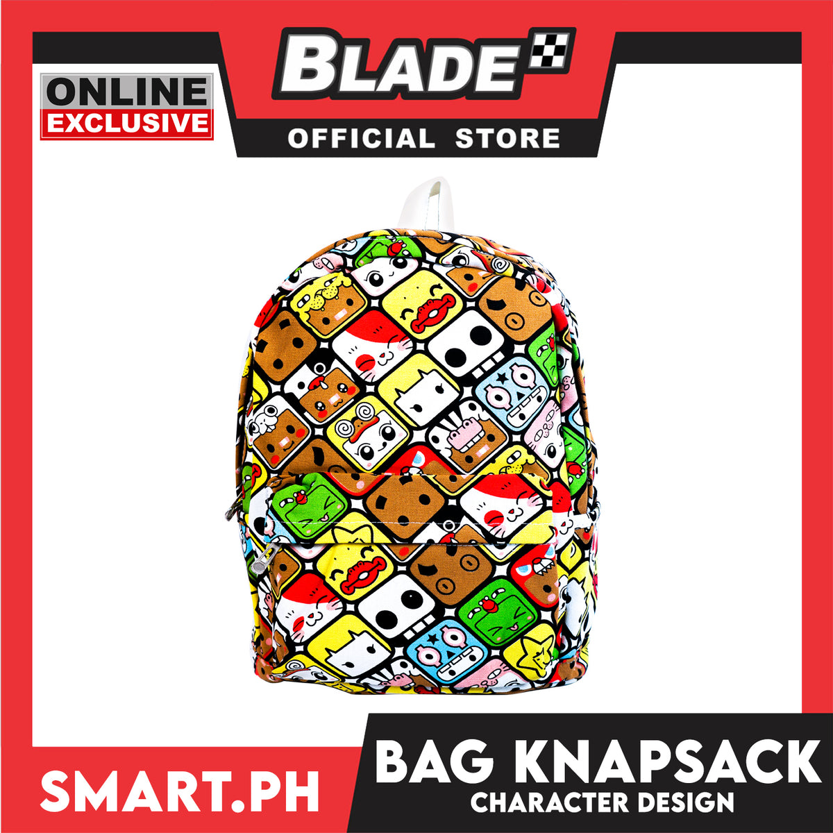 Gifts Backpack Knapsack Character Print (Assorted Designs and Colors) Backpack For School And Travel