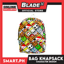 Gifts Backpack Knapsack With Character Print Design
