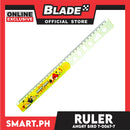 Gifts Ruler With Bird Design T-0067-1 (Assorted Designs and Colors)