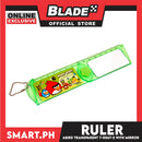 Gifts Ruler With Bird Design T-0067-2 (Assorted Designs and Colors)