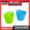 Gifts Mini Container Trash Bin Garbage Can Storage Pen Container Desktop Organizer JM-9859 (Assorted Colors)