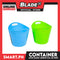 Gifts Mini Container Trash Bin Garbage Can Storage Pen Container Desktop Organizer JM-9859 (Assorted Colors)