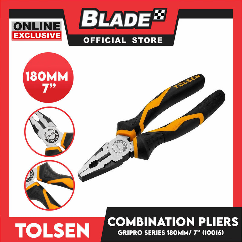 Tolsen Combination Pliers 180mm 7'' (Industrial) 10016