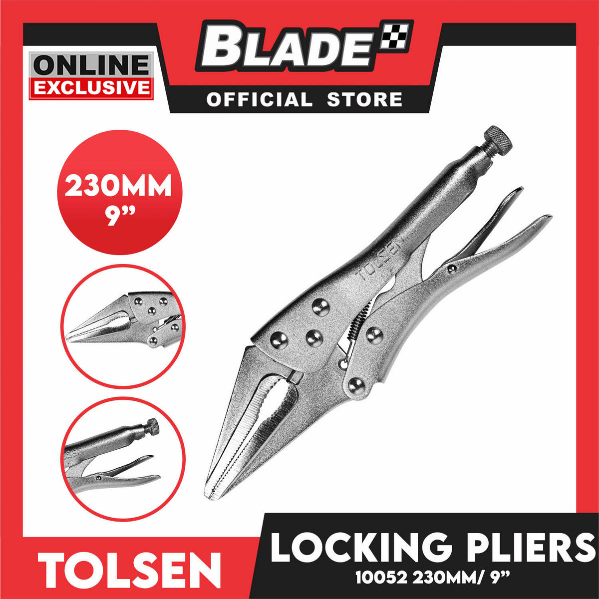 Tolsen Locking Pliers 230mm 9 10052