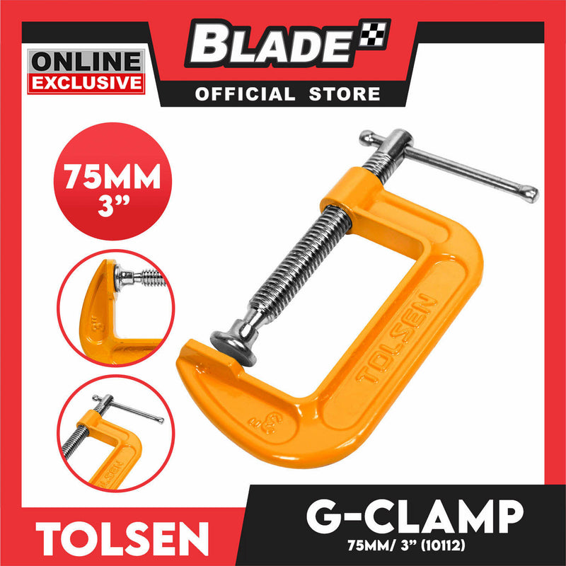 Tolsen 10112 G-Clamp 75mm 3''