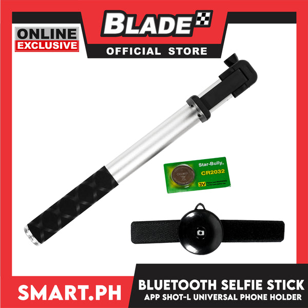 Gifts Selfie Stick Bluetooth Wireless Camera Monopod With Remote Shutter Max. 115cm (Assorted Designs and Colors)