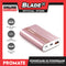 Promate Ultra-Fast Charging Power Bank 10000mAh With 18Watts Power Delivery and QC 3.0 (Rose Gold) PowerTank-10 Innovation And Excellence