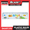 Gifts Plastic Ruler 15cm Transparent, Fish Design B364R013-9017 (Assorted Designs and Colors)