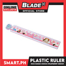 Gifts Plastic Ruler 15cm Gummi Choco Strawberry Design HP5002M (Assorted Designs and Colors)