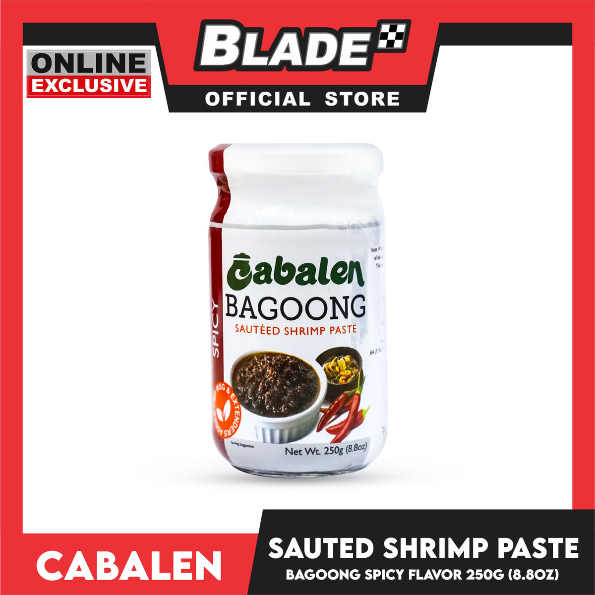 Cabalen Bagoong Sauteed Shrimp Paste 250g (Spicy)