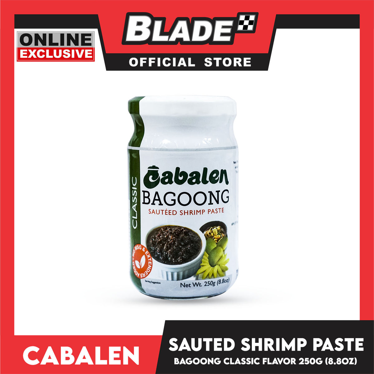 Cabalen Bagoong Sauteed Shrimp Paste 250g (Classic)