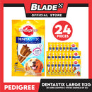 24pcs Pedigree DentaStix Large (25-50kg) 112g (3 Sticks) Dog Dental Treats