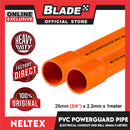 Neltex PVC Powerguard Pipe (Orange) 25mm x 1meter with Bell Electrical Conduit