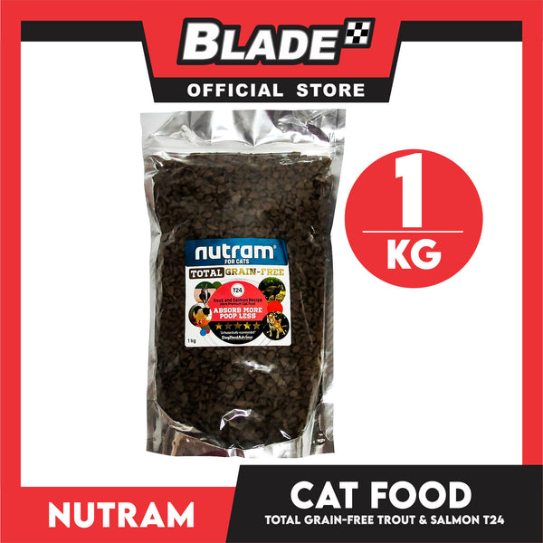 Nutram T24 Total Grain-Free Trout and Salmon Meal Recipe 1kg Cat Dry Food