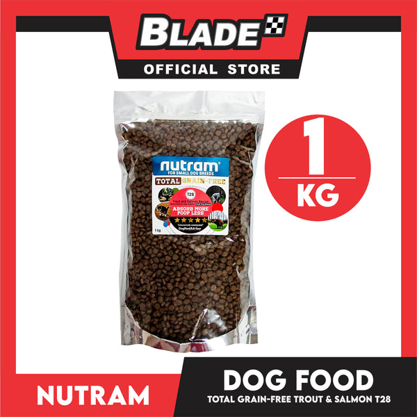 Nutram T28 Total Grain-Free Trout and Salmon Meal 1kg Dog Dry Food