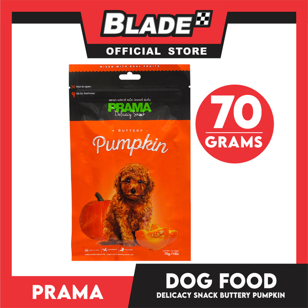 Prama Delicacy Snack Buttery Pumpkin 70g Dog Treats