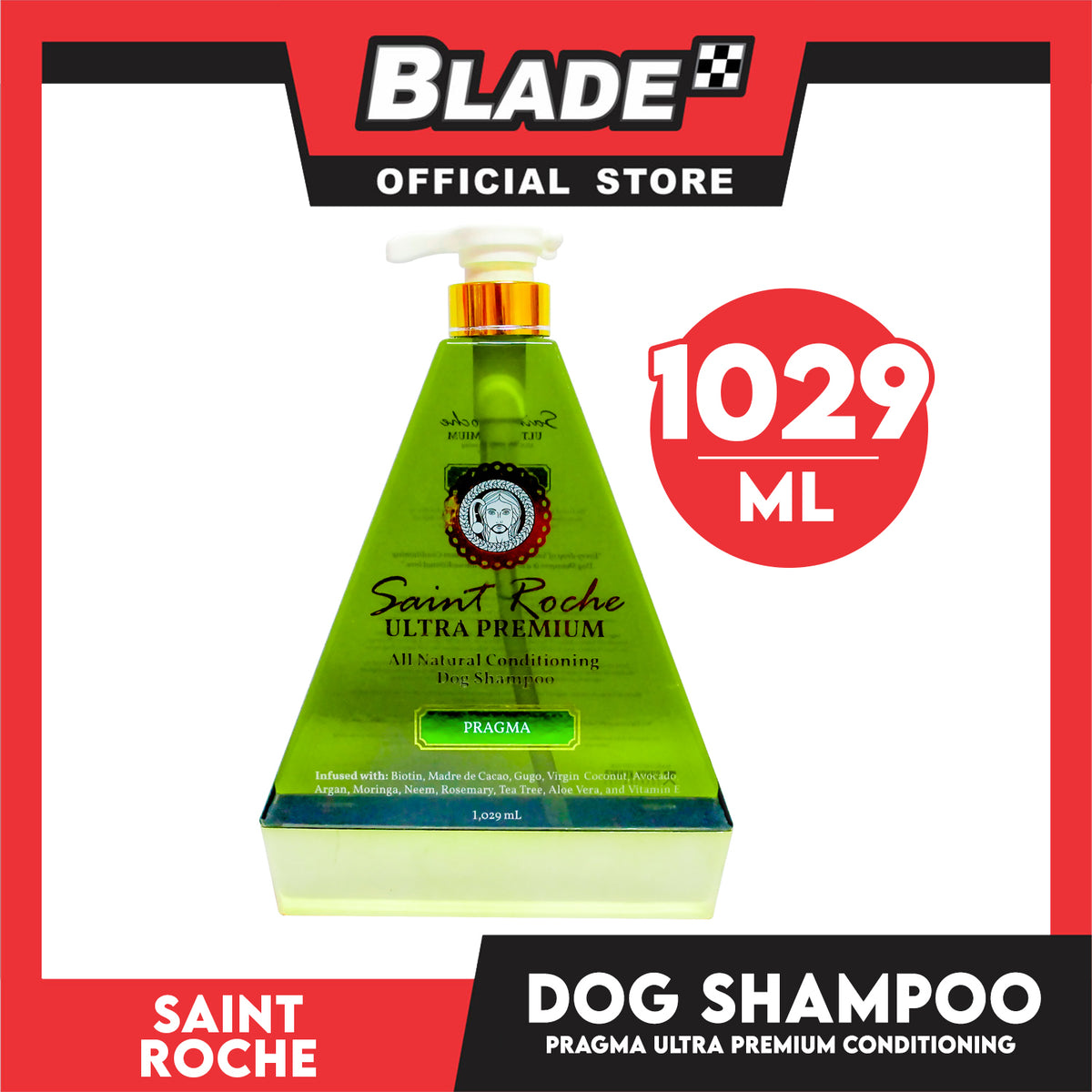 Saint Roche Ultra Premium All Natural Conditioning 1029ml (Pragma) Dog Shampoo