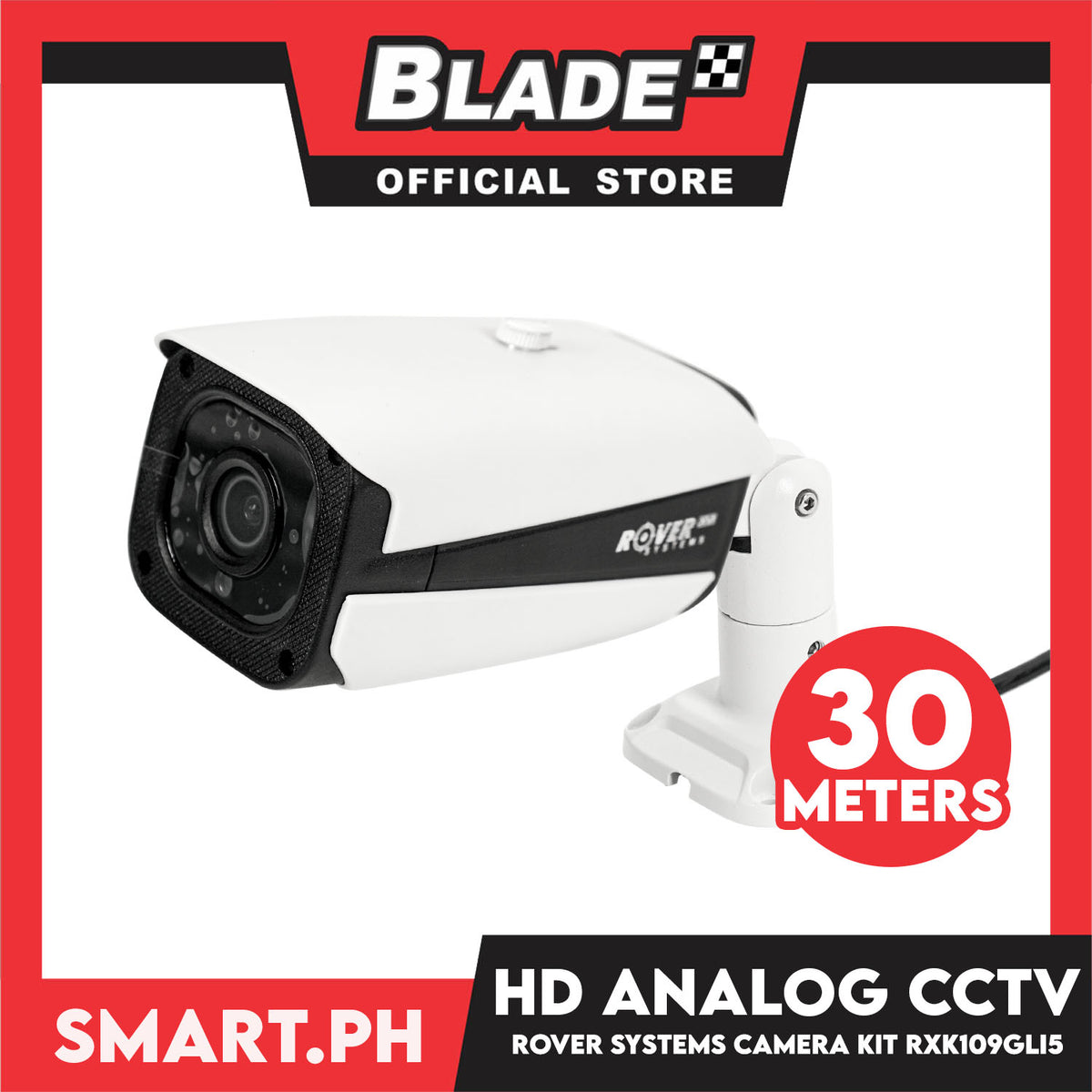 Rover Systems HD Analog CCTV Camera Kit (RXK109GLI5) XVI 2.0MP 1080P Experience Surveillance in HD
