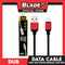 Dub Data Cable LS391 (Red) 2.4A Micro USB Fast USB 1000mm for Android