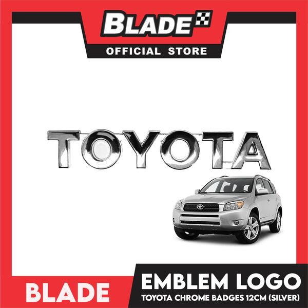 Auto Car Emblem Logo Chrome Badge Sticker Decals with 3M Adhesive for Toyota 12cm BDT-259 (Toyota)