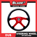 Dub Steering Wheel 8912 (Red) Steering Wheels & Accessories