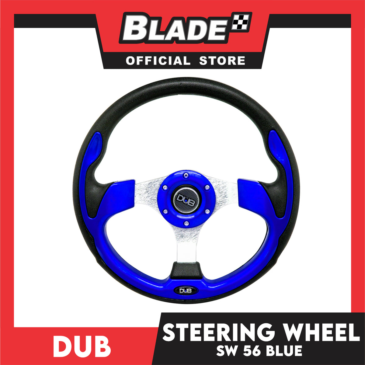 Dub Steering Wheel 56 (Blue) Steering Wheels & Accessories