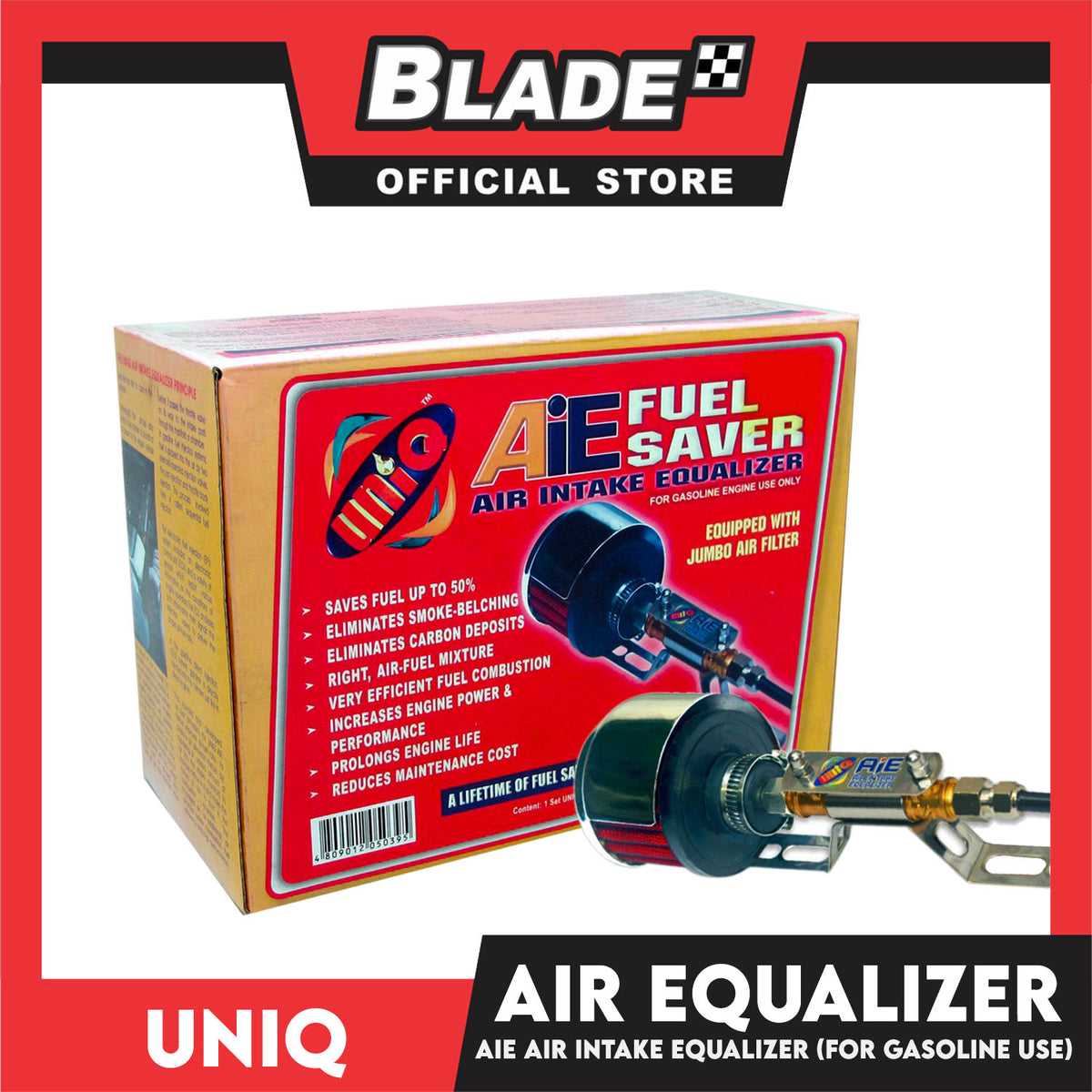 Uniq AIE Air Intake Equalizer (For Gasoline Use)