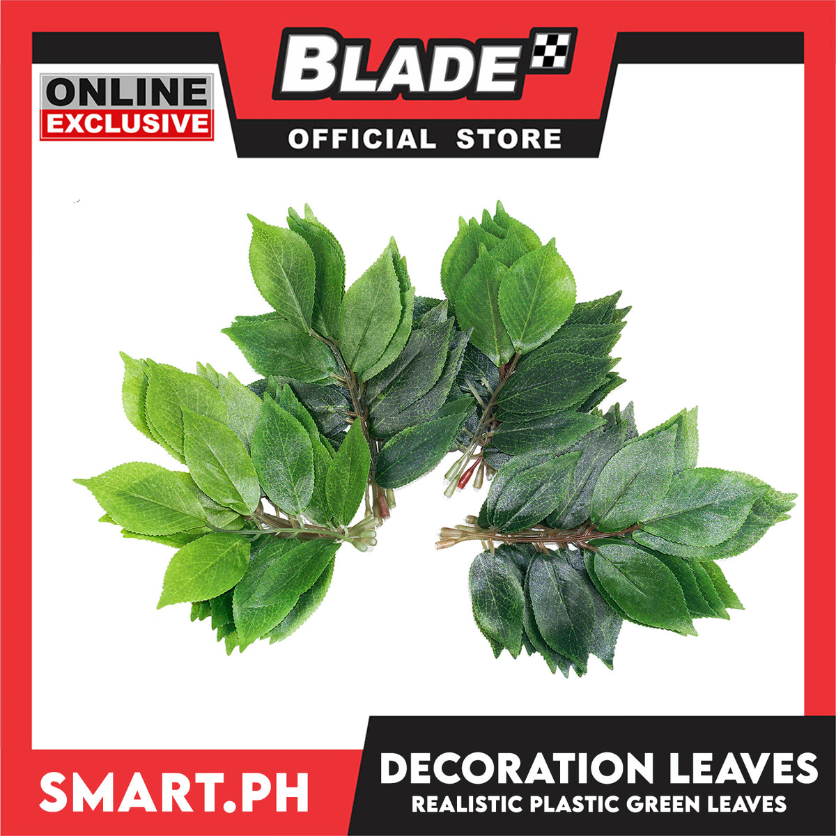 30pcs Green Leaf Artificial Leaves for Home, Office Decoration and More