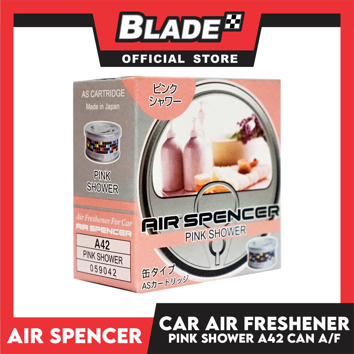 Air Spencer Eikosha Car Air Freshener Cartridge A42 (Pink Shower)